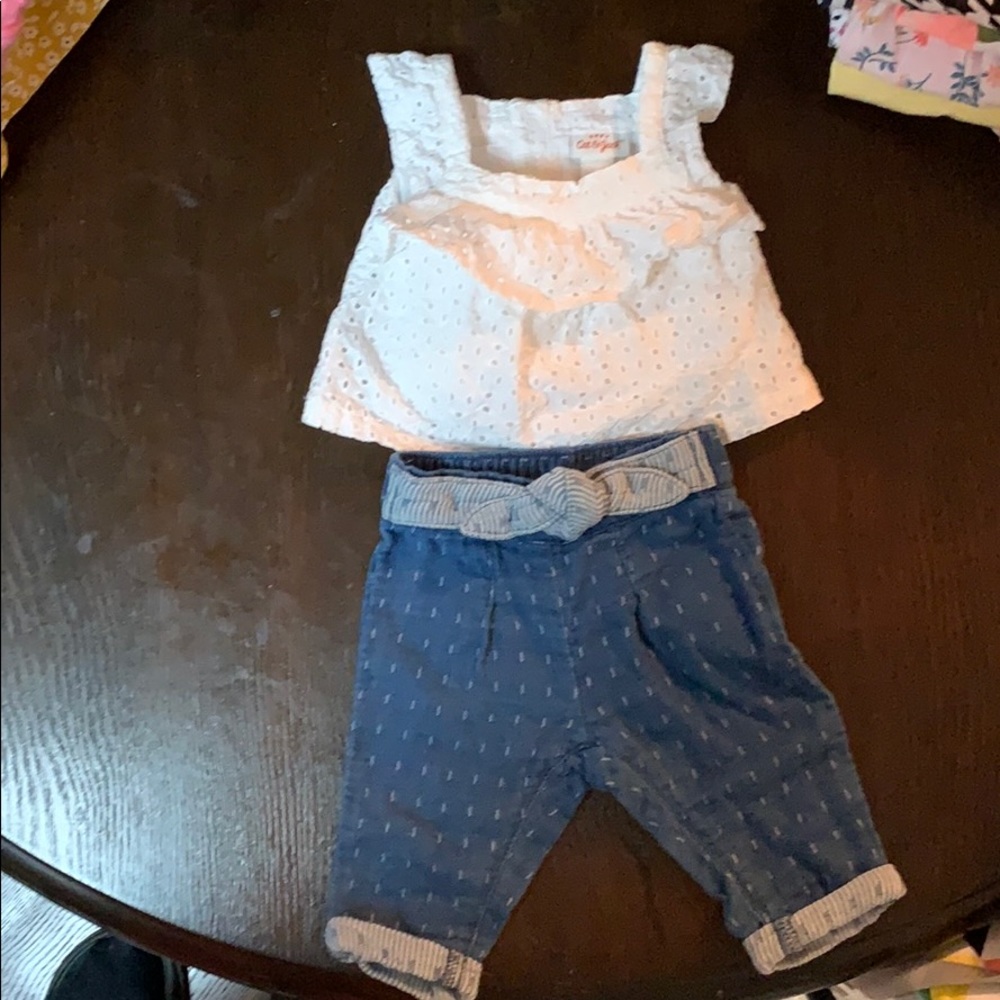 Cat & Jack Nautical Outfit (NB)